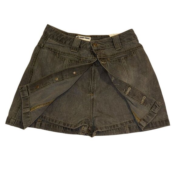 WE THE FREE WOMEN’S PERFECT WEAR EVERYWHERE SKORT BY FREE PEOPLE SPLIT FRONT NWT - Picture 4 of 13